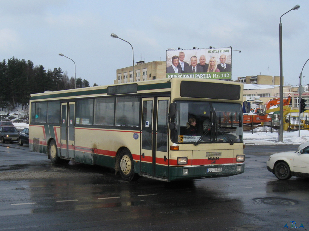 Lithuania, MAN 791 SL202 # DGF 631
