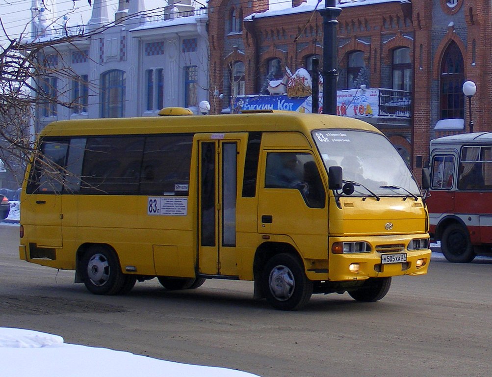 Hyundai chorus размеры