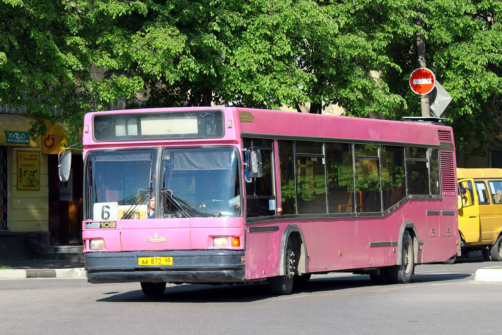 Бус 40 транспорт калуга. МАЗ 103 40 автобус Тольятти.