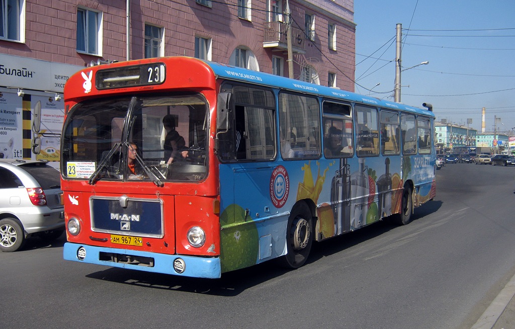 Krasnoyarsk region, MAN 192 SL200 # АМ 967 24