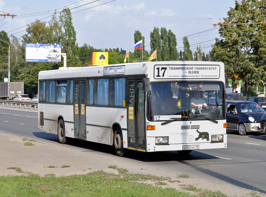 Lipetsk region, Mercedes-Benz O405N # Н 102 НК 48