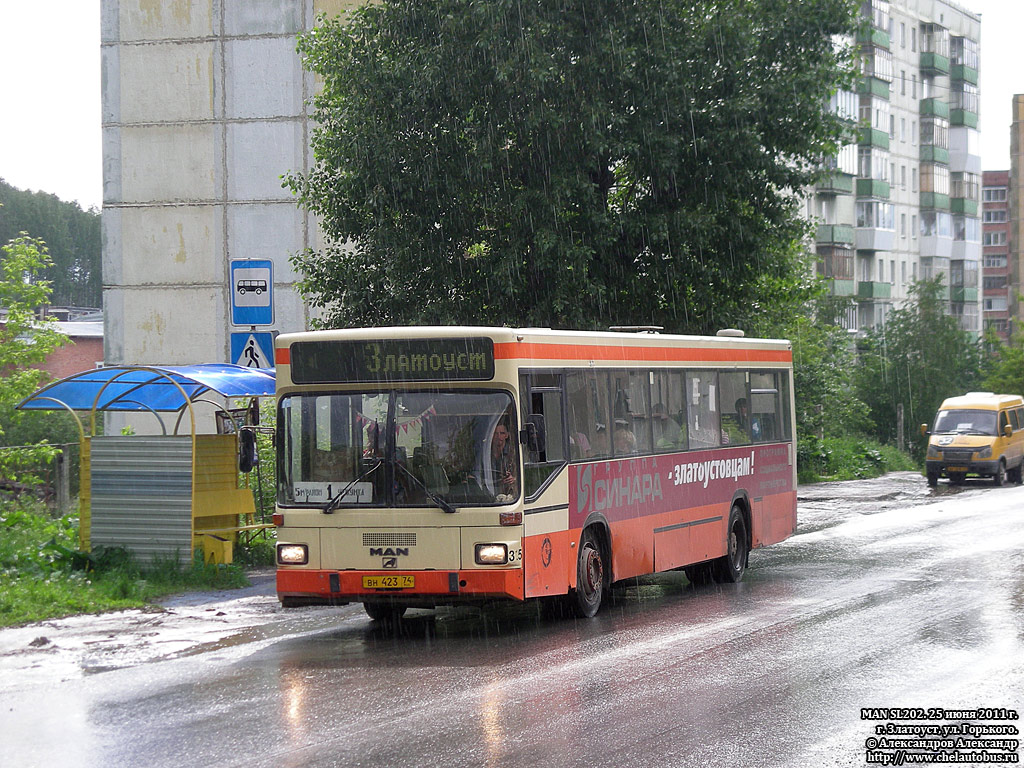 Chelyabinsk region, MAN 791 SL202 # ВН 423 74