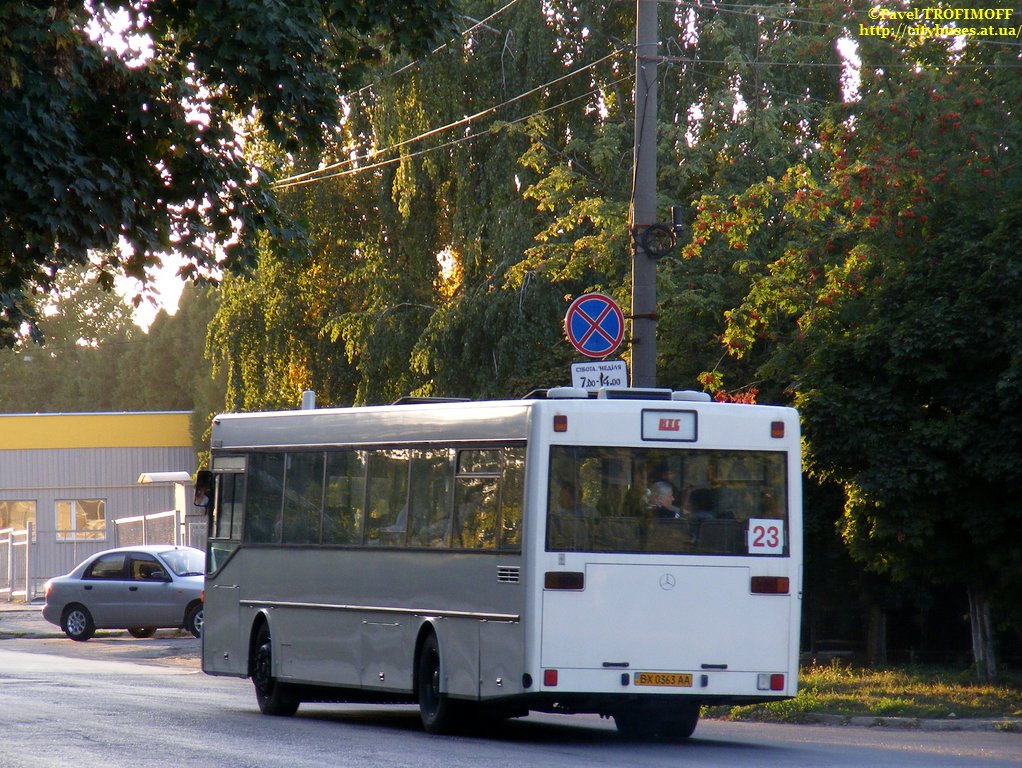 Hmelnickaya region, Mercedes-Benz O405 # BX 0363 AA