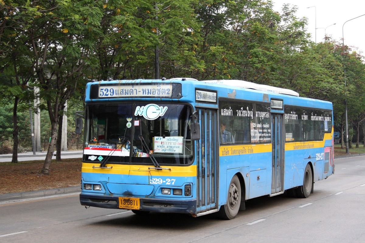 Автобус 957. Автобусы в Тайланде. Маршрут 529.