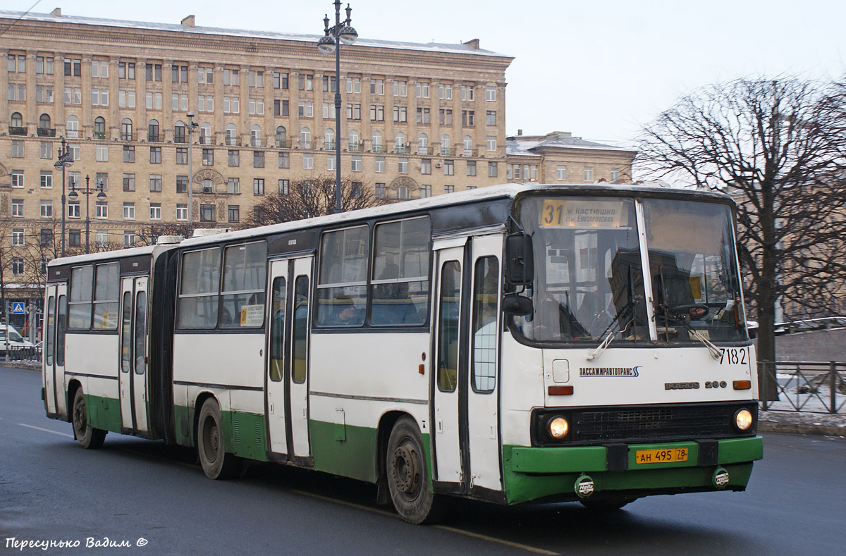 Saint Petersburg, Ikarus 280.33O # 7182