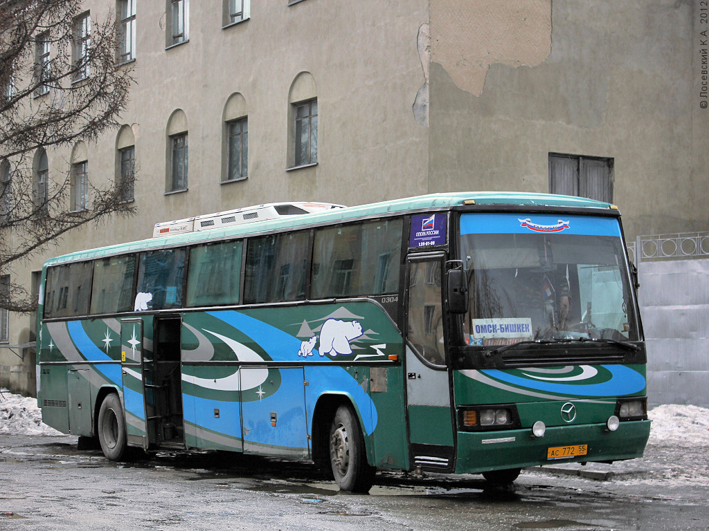 Omsk region, Mercedes-Benz O304 # АС 772 55