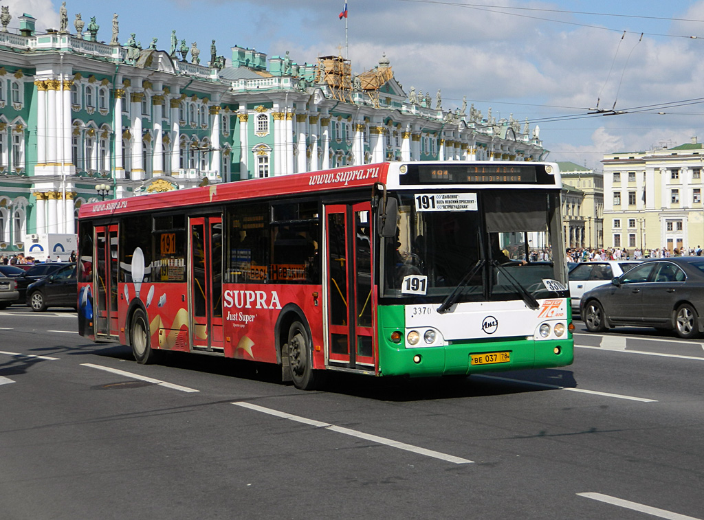 Автобус санкт петербург в реальном времени. ЛИАЗ 5292.20 3370. ЛИАЗ 5292.20 СПБ. ЛИАЗ 5292.21 Санкт-Петербург. 191 Автобус СПБ.