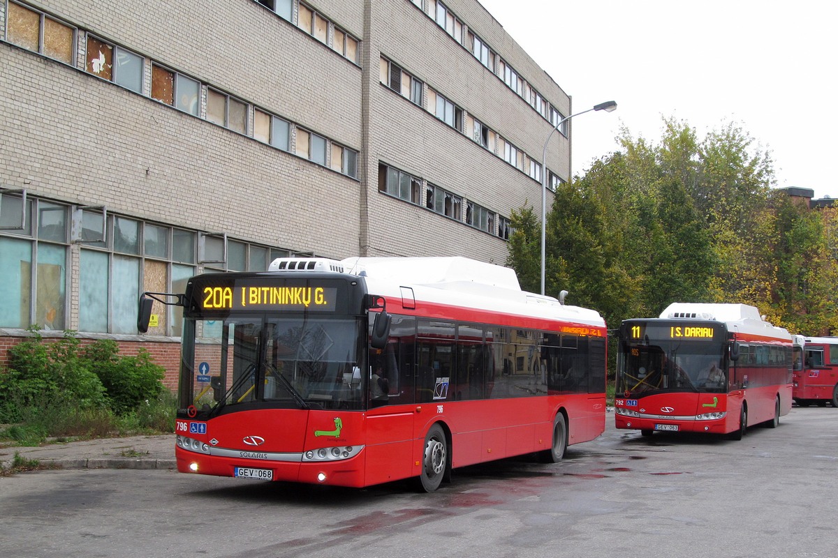 Lithuania, Solaris Urbino III 12 CNG # 796; Lithuania, Solaris Urbino III 12 CNG # 792