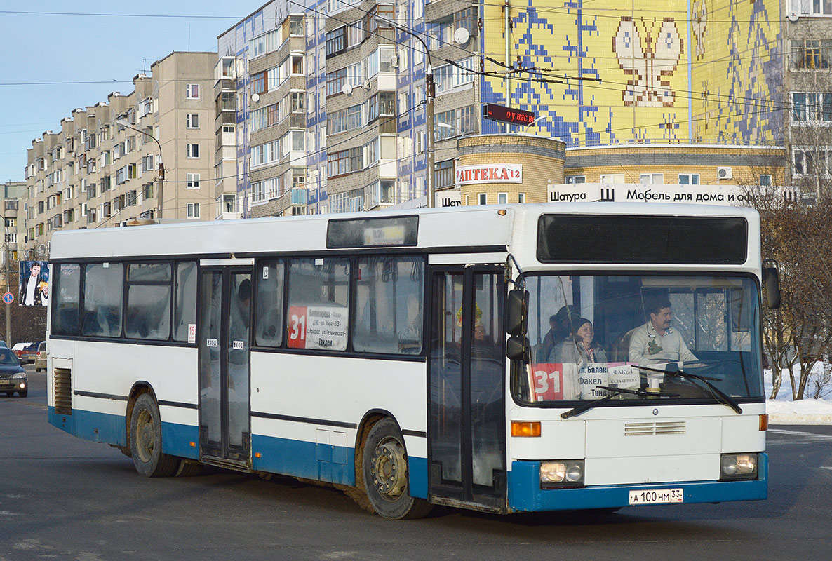 Vladimir region, Mercedes-Benz O405N # А 100 НМ 33