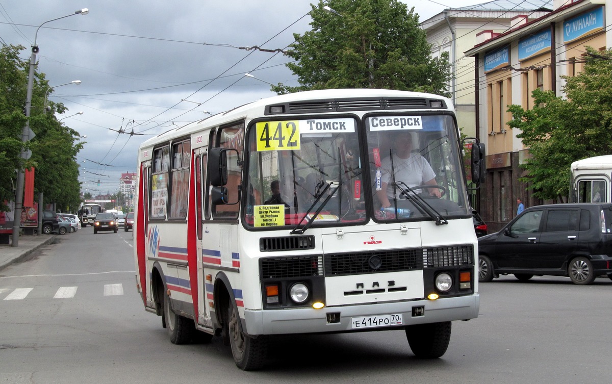 Автобус 442 : маршрут, расписание и остановки - Томск