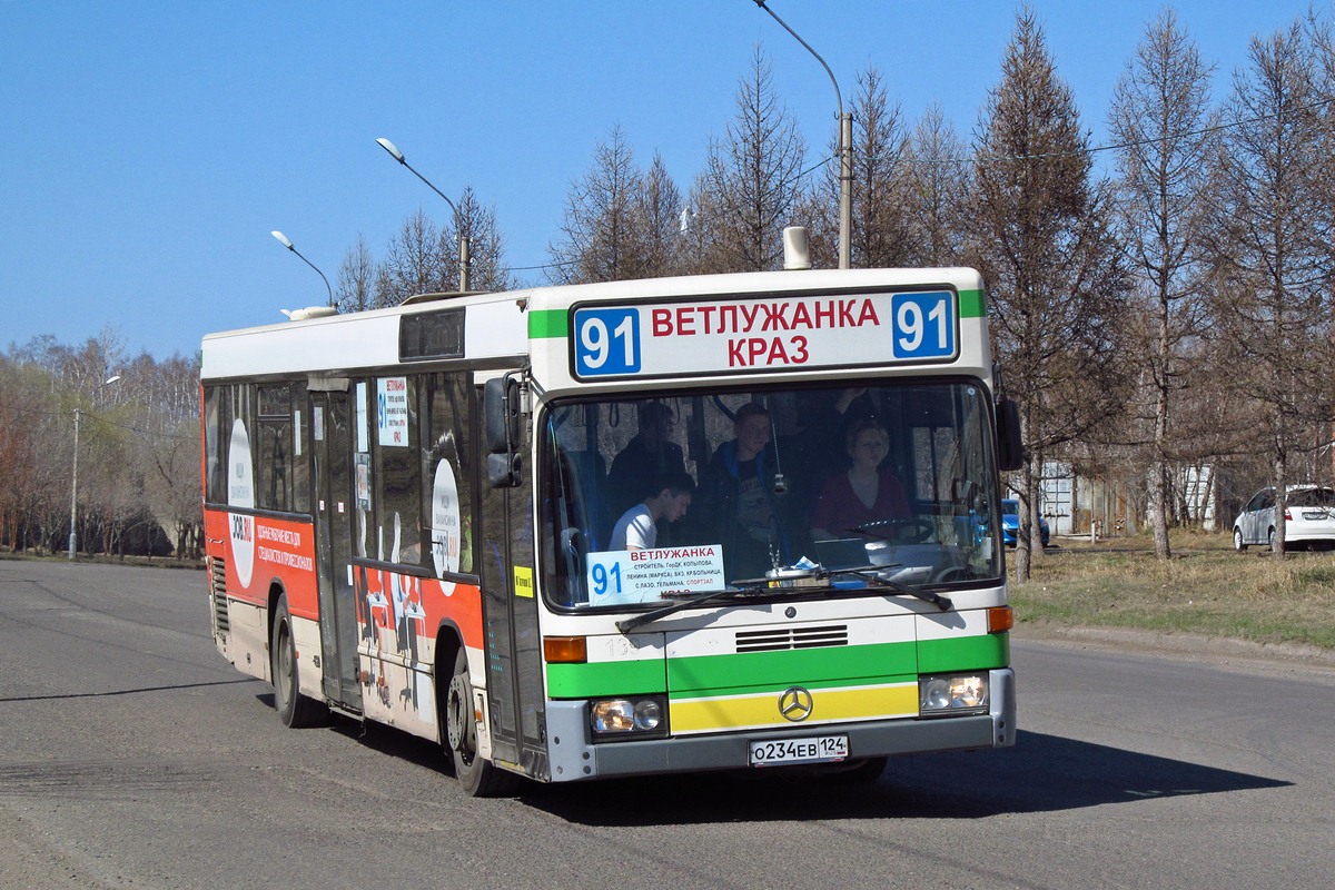 Krasnoyarsk region, Mercedes-Benz O405N2 # О 234 ЕВ 124