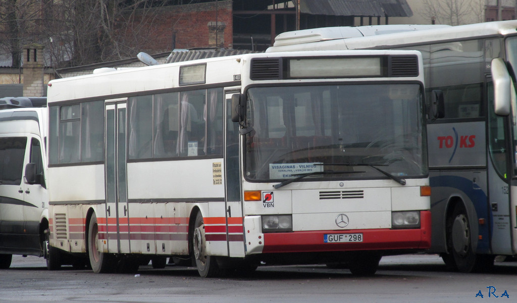 Lithuania, Mercedes-Benz O407 # GUF 298
