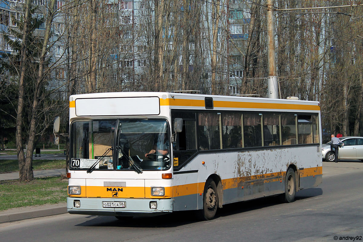 Penza region, MAN 791 SL202 # О 021 СА 58