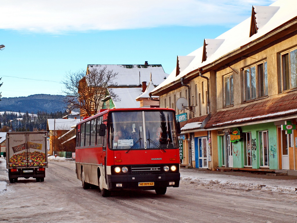 Ivano-Frankovsk region, Ikarus 256.75 # AE 2079 AA