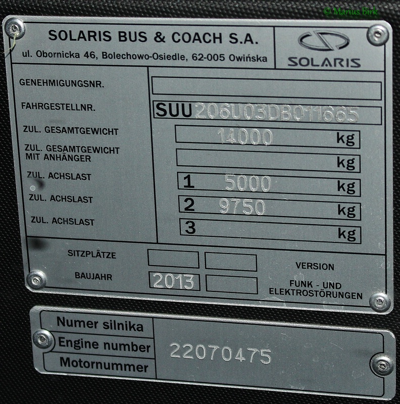 Germany, Solaris Urbino III 8.9 LE # 61