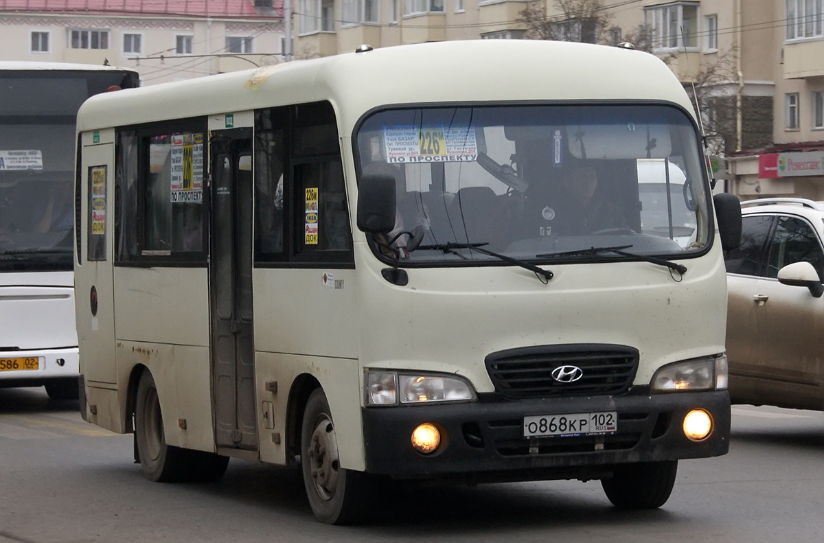 Кр 102. Hyundai County SWB. Х039кр102.