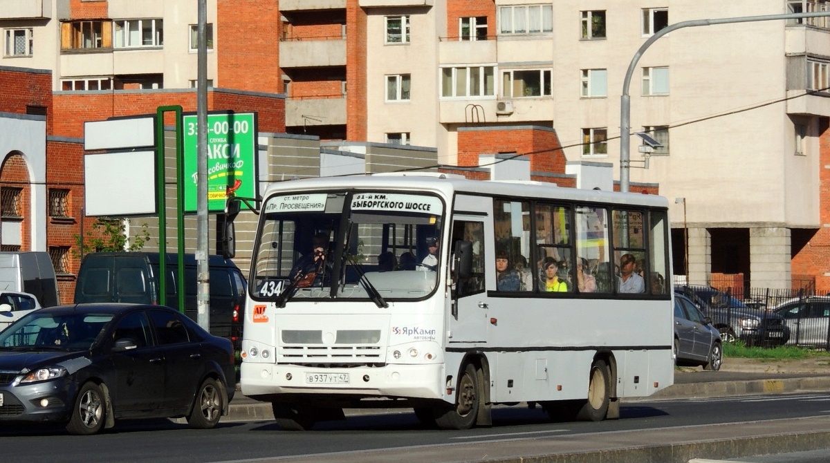 Маршрут автобуса 434 (Санкт-Петербург