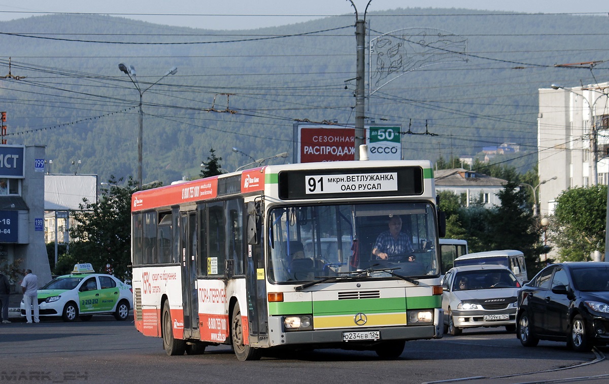 Krasnoyarsk region, Mercedes-Benz O405N2 # О 234 ЕВ 124