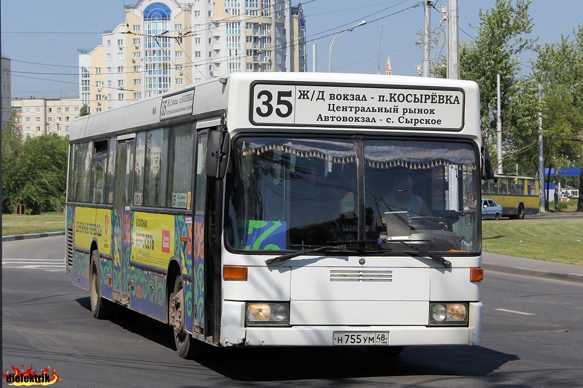 Lipetsk region, Mercedes-Benz O405N # Н 755 УМ 48