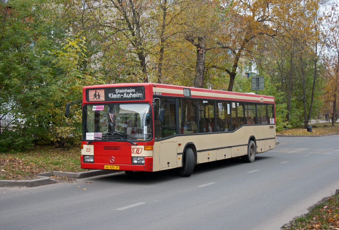 Vologda region, Mercedes-Benz O405N2 # АВ 420 35