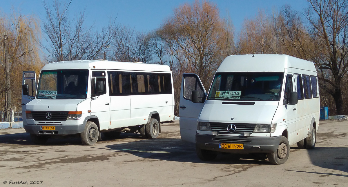 Moldova, Mercedes-Benz Vario 814D # OC AM 351; Moldova, Mercedes-Benz Sprinter 412D # OC AL 226