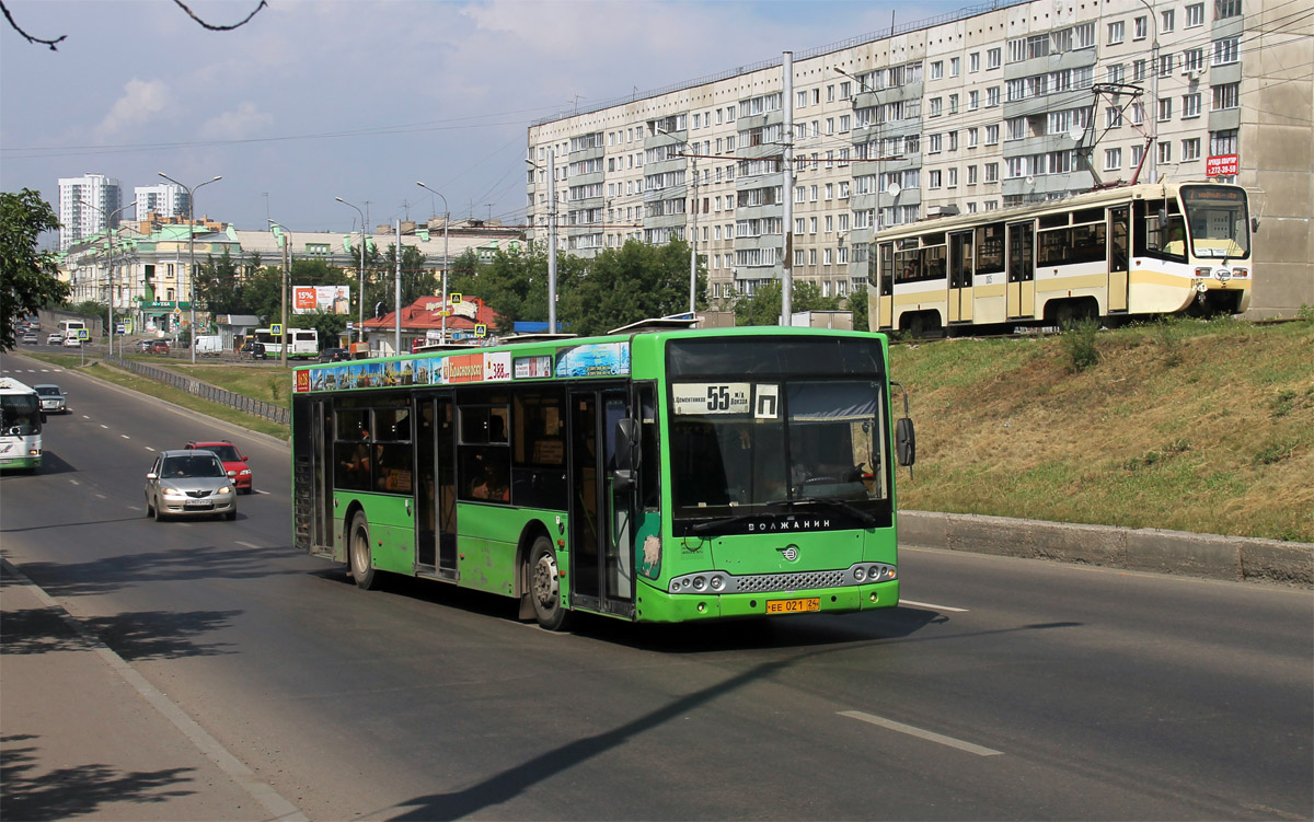 Маршрут 55 автобуса в Красноярске - остановки, расписание, …