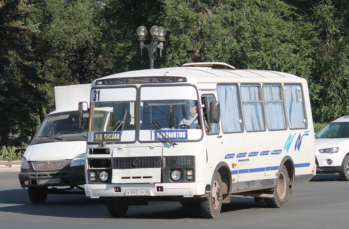 Вокзал оренбург автобусы. ПАЗ 32054 Оренбург. Оренбургский автобус. 993.