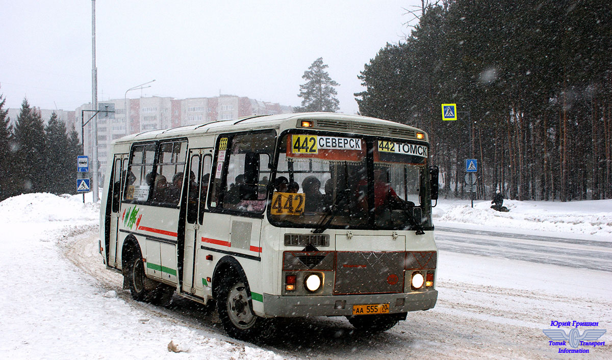 442 маршрут северск томск схема