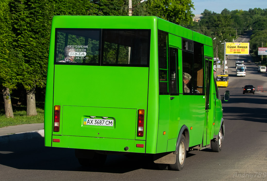 Kharkov region, Ruta 22 PE # AX 3687 CM