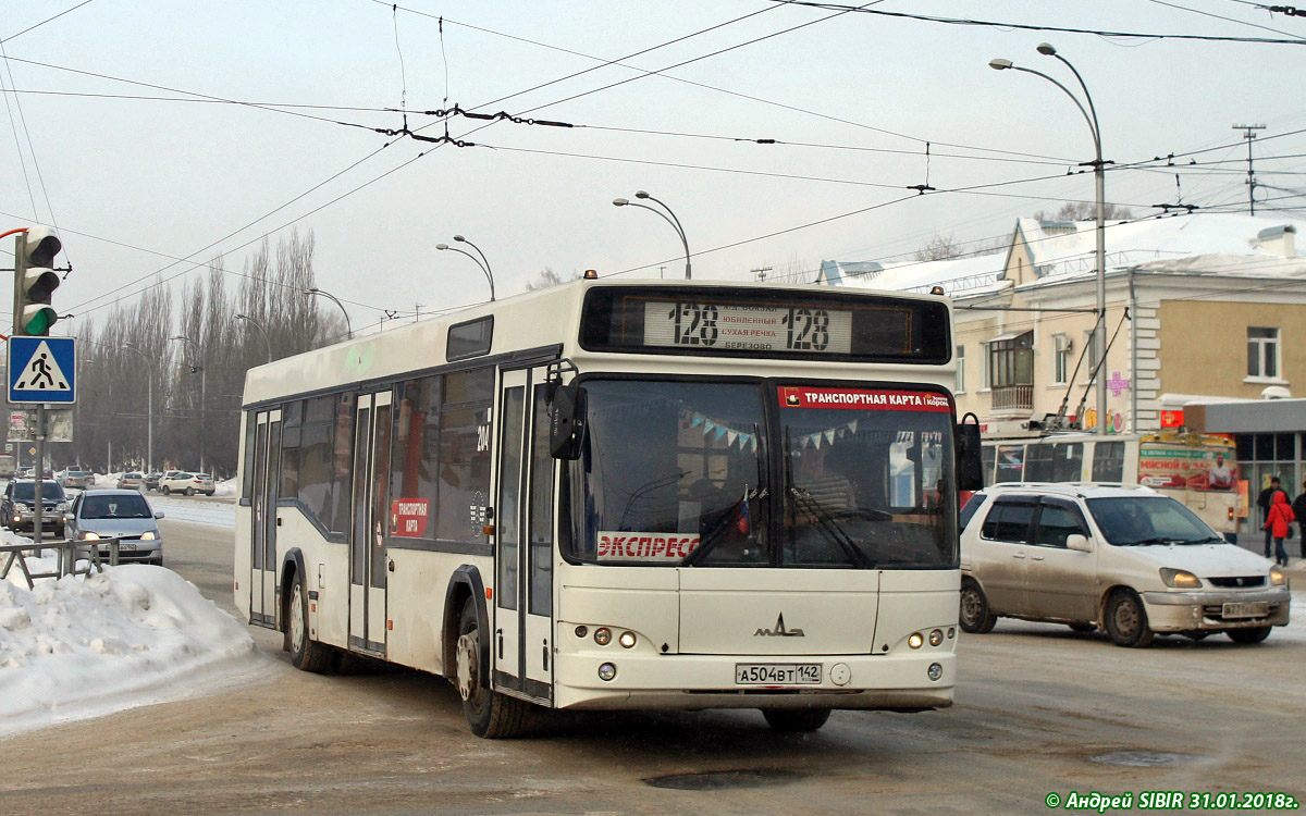 Автобус 204 карта