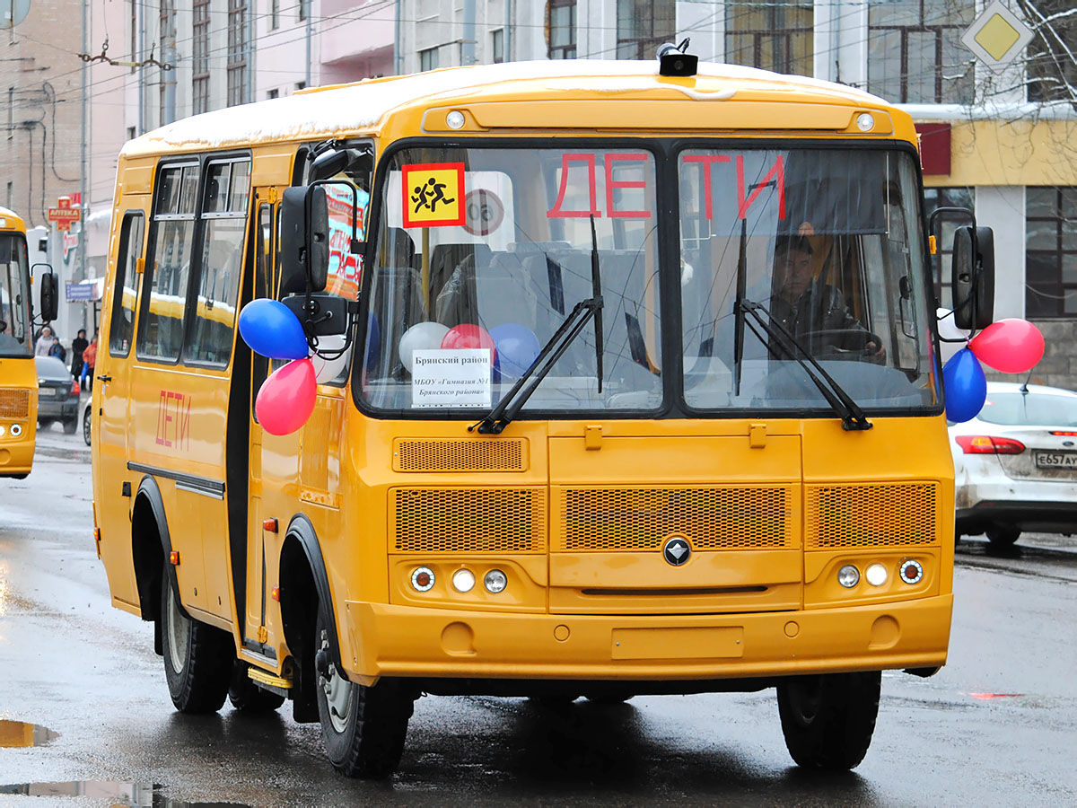 Фото школьного автобуса желтого паз