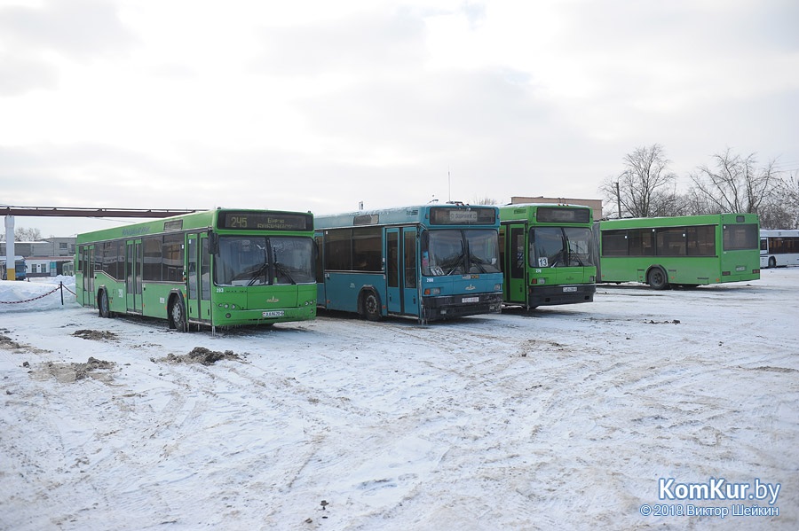 Бобруйский автобусный парк автобусы