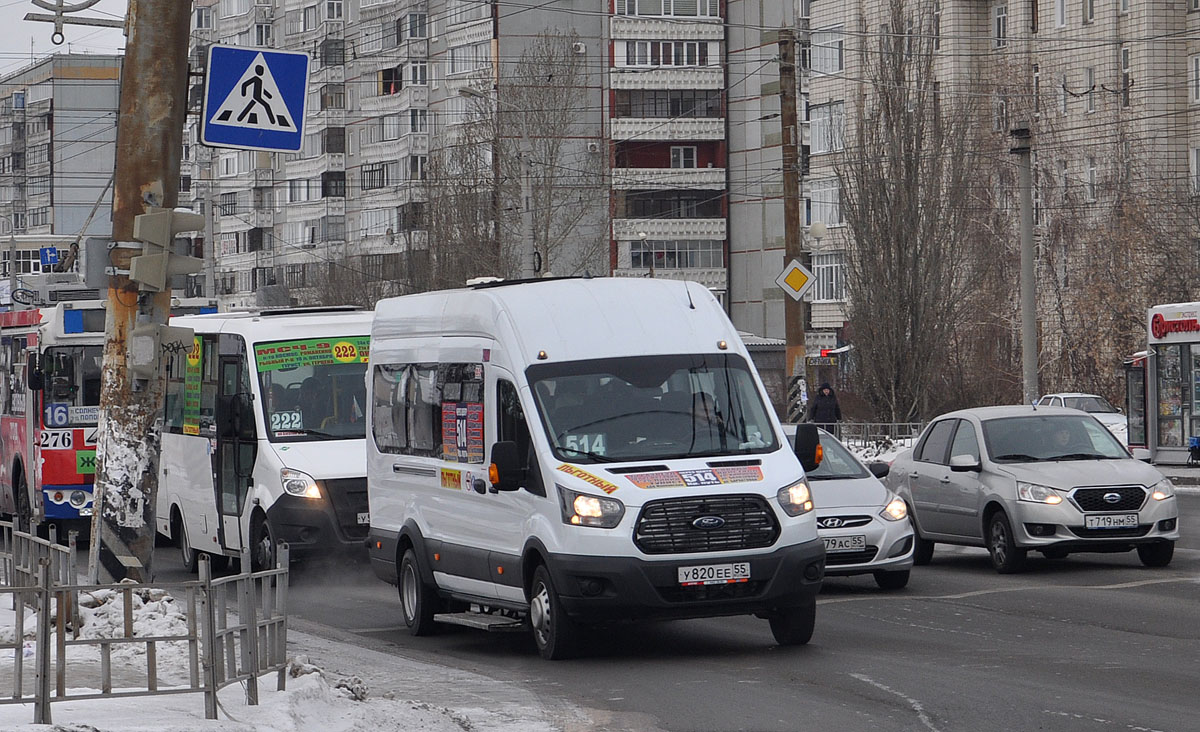 Omsk region, Ford Transit FBD [RUS] (Z6F.ESG.) # У 820 ЕЕ 55