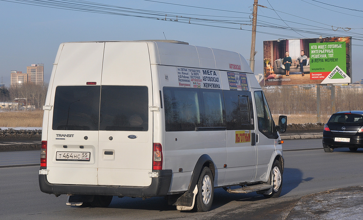 Omsk region, Nizhegorodets-222702 (Ford Transit) # Т 464 НС 55