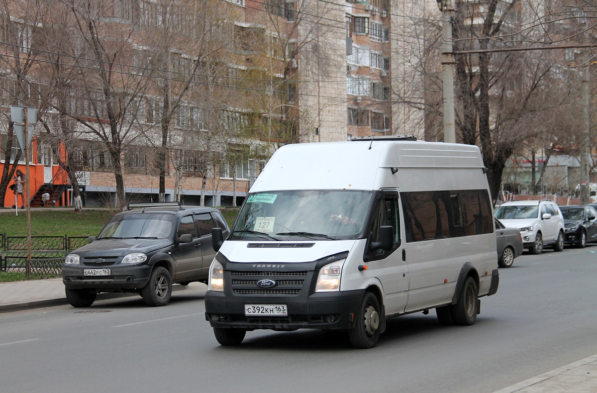 Маршрут 127. Ford Transit 222709 бок. 295 Маршрут Самара. 392 Маршрут Самара. О163кн163.