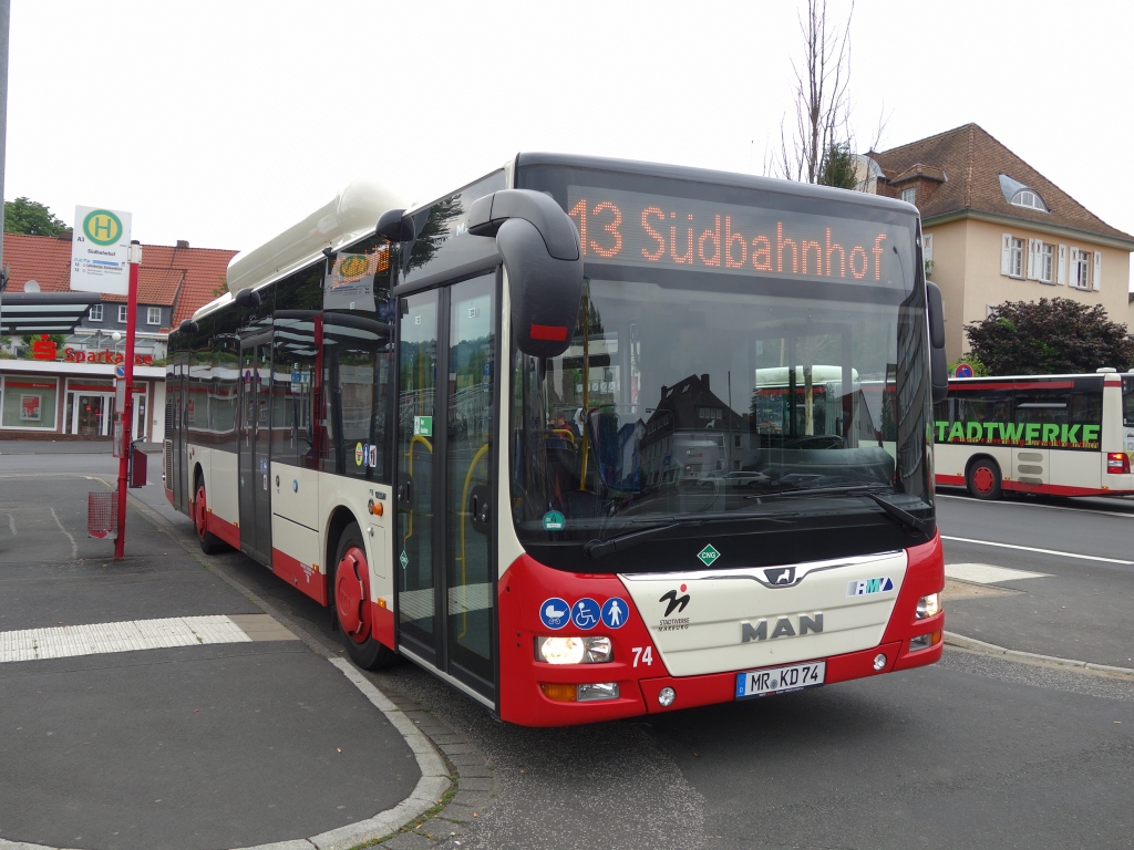 Germany, MAN A21 Lion's City NL313 CNG # 74