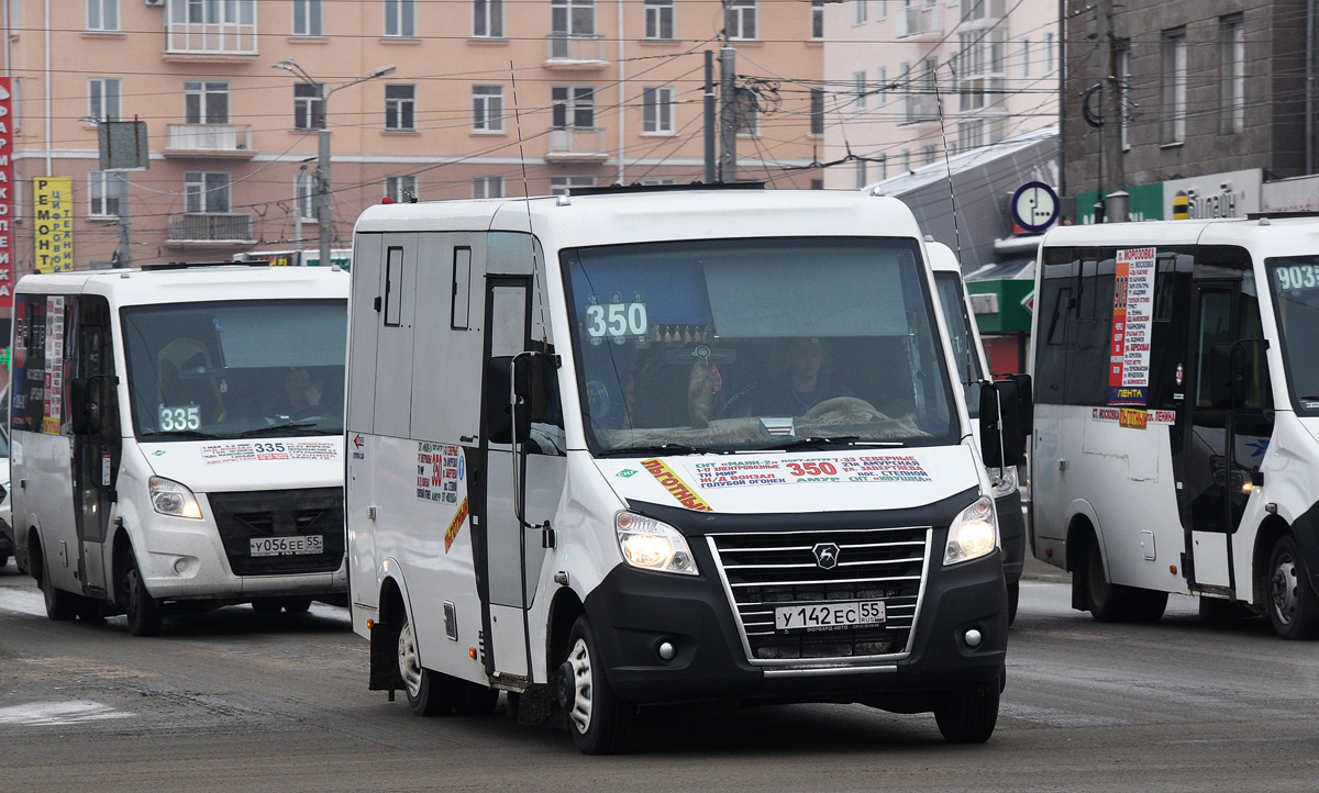 Omsk region, GAZ-A64R45 Next # У 142 ЕС 55