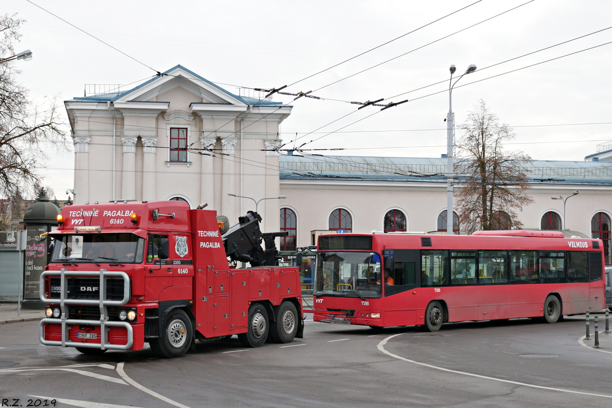 Lithuania, Volvo 7700 # 726; Lithuania — Broken down buses and service vehicle