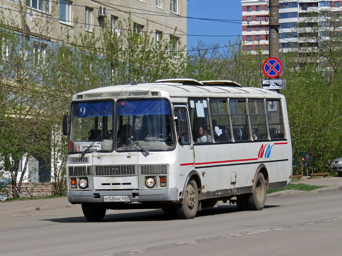 Kirov region, PAZ-4234 (00, T0, K0, B0) # О 520 ОС 43