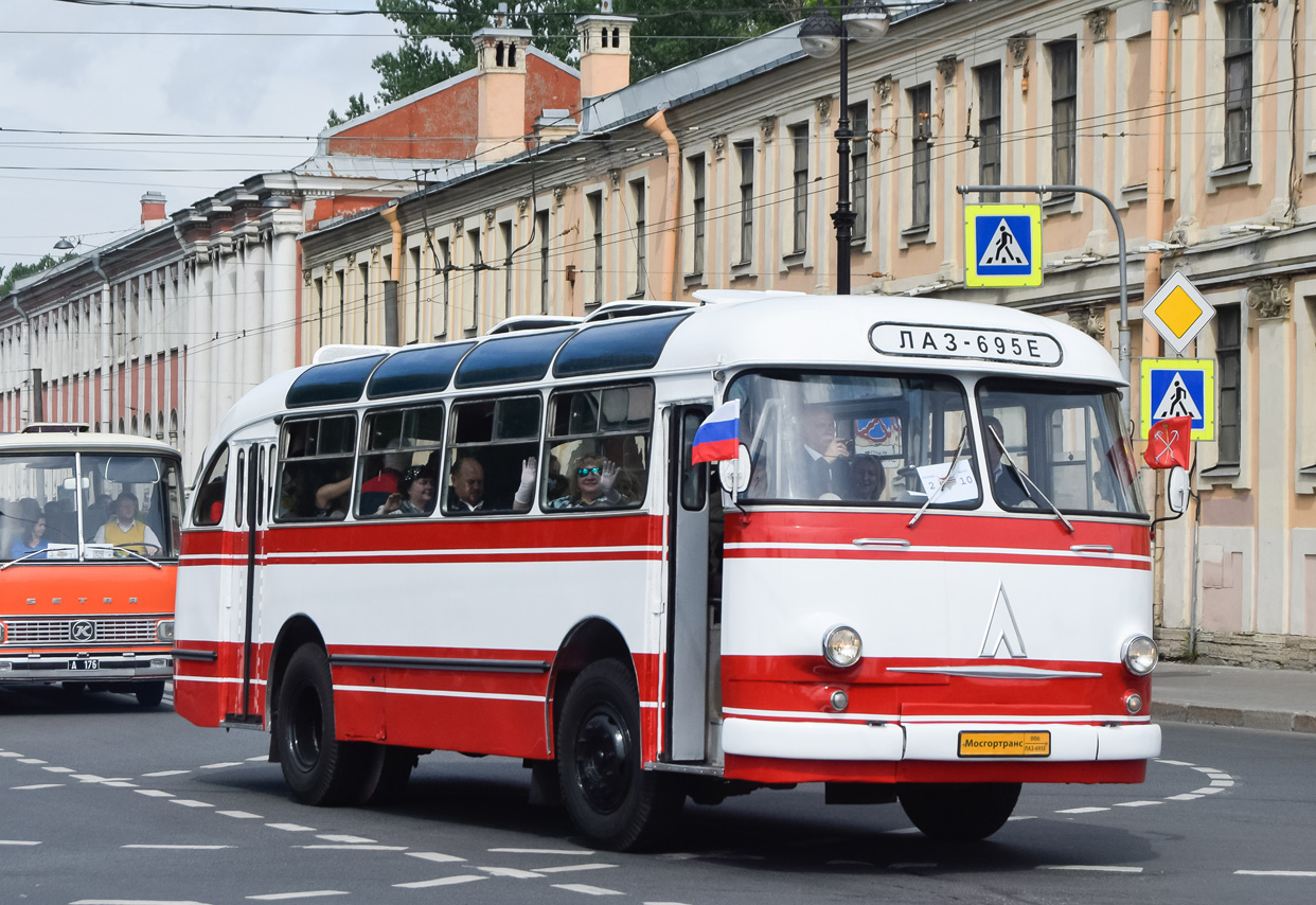 Moscow, LAZ-695E # 006; Saint Petersburg — World transport festival "SPbTransportFest-2019"