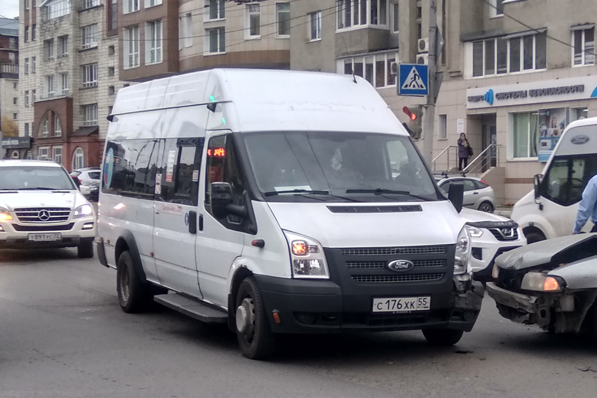 Omsk region, Nizhegorodets-222709  (Ford Transit) # С 176 ХК 55